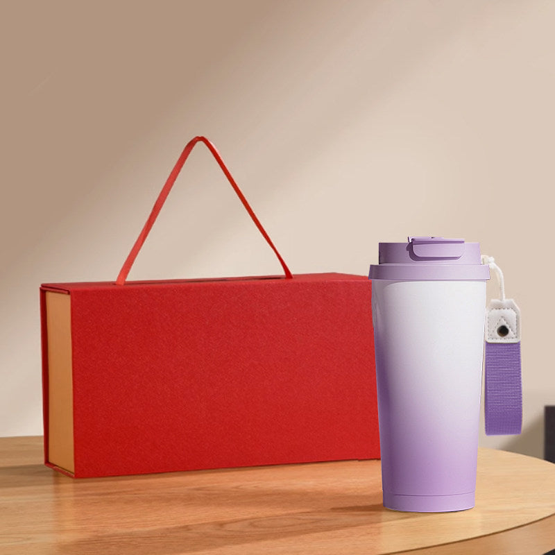 cup ceramic liner coffee cup high value lettering pattern water cup lettering logo gift box