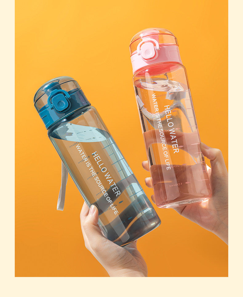 Summer large-capacity plastic water cup sports fitness kettle anti-drop giveaway gift cup