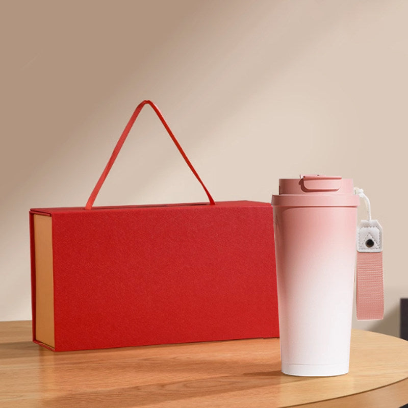 cup ceramic liner coffee cup high value lettering pattern water cup lettering logo gift box